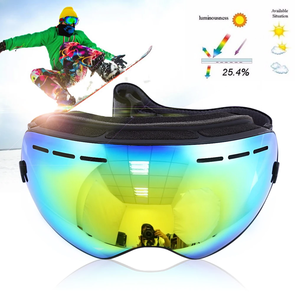 Prix pour Universel Des Lunettes De Ski Ski Lunettes Double Couches UV400 Anti-Brouillard Grand Masque de Ski Lunettes de Ski Hommes Femmes Neige Snowboard lunettes Prix pour Universel Des Lunettes De Ski Ski Lunettes Double Couches UV400 Anti-Brouillard Grand Masque de Ski Lunettes de Ski Hommes Femmes Neige Snowboard lunettes
