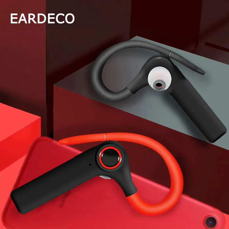 

EARDECO Sport True Wireless Earbud Bluetooth Earphone Headphone Earpiece Handsfree Ear Hook Headset With Mic Music Phone Earbuds
