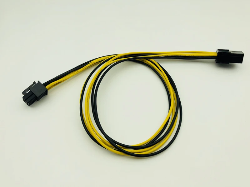 PCI-E PCIE PCI-Express 6P Male to 6Pin Male Graphics Video Card DIY Power Cable 50cm BTC Extended Miner Mining Wire 18AWG Cables