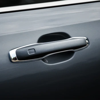 

Car Out Door Handle Bar Frame Cover Trim For Volvo XC60 XC90 S90 2018 2019 Car Door knob Decals Chrome ABS