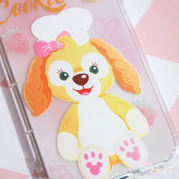 Япония Даффи Медведь Друзья stellalou Rabbit печенье шеф-повар собака для iphone X 10 7/8plus чехол для телефона чехол для iphone x