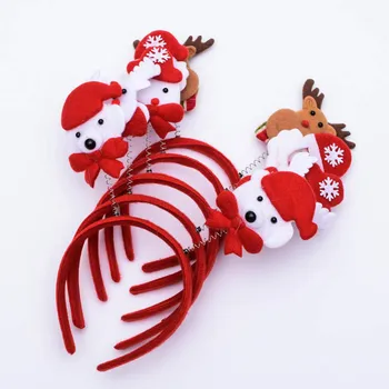 

Christmas Headband Light Up Hat Glasses Pen Brooch Accessories Decoration For Party Holiday SDF-SHIP