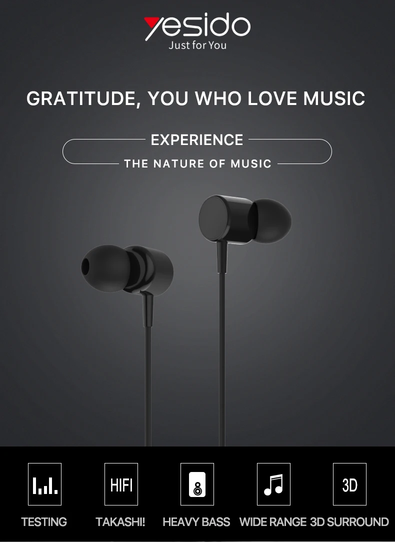 Heavy Bass Headphones 3.5mm Wired Earphone Earbuds (1)