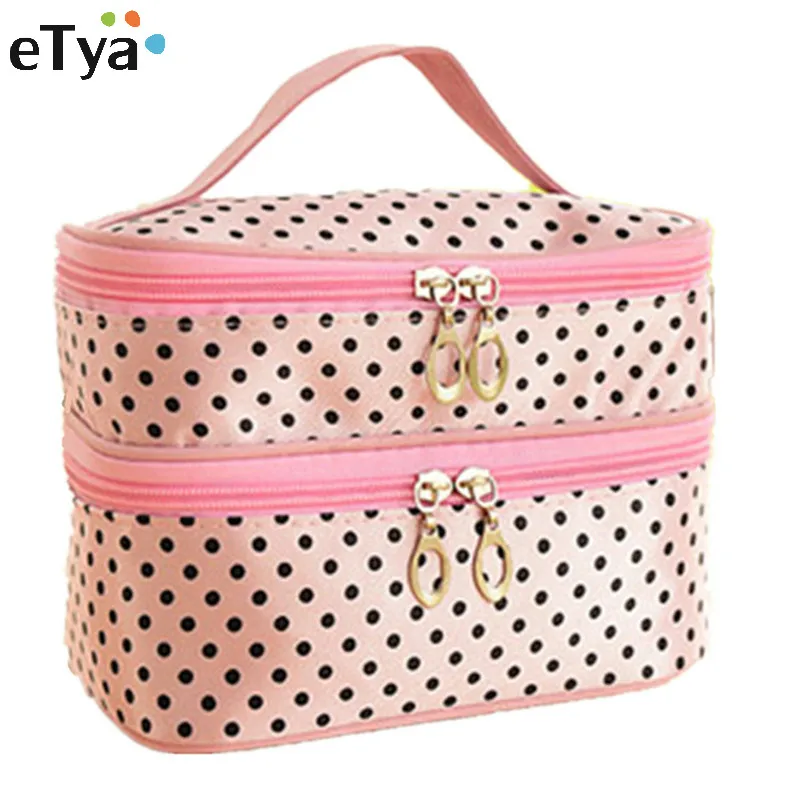  eTya women Portable Travel Cosmetic Bag Storage Toiletry Organizer Makeup Wash Case eTya New Brand 