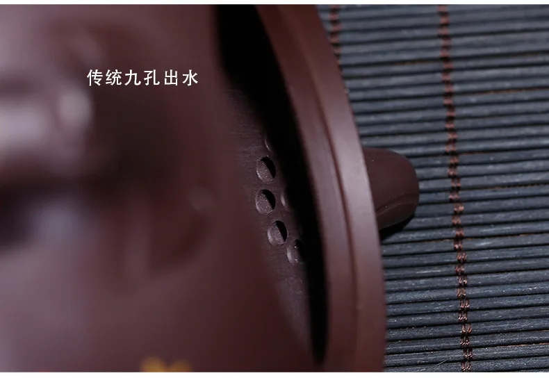 Yixing старый фиолетовый глиняный заварочный чайник "лотоса желаемый" горшок все ручной работы Zisha чайник для заваренный чай da hong pao Чай infuser