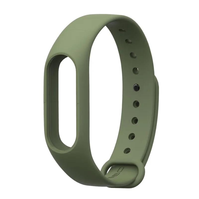 Mi jobs mi band 2 ремешок браслет силиконовый ремешок на запястье умные часы аксессуары для Xiaomi mi Band 2 ремешок Correa mi band 2 ремешок - Цвет: army green