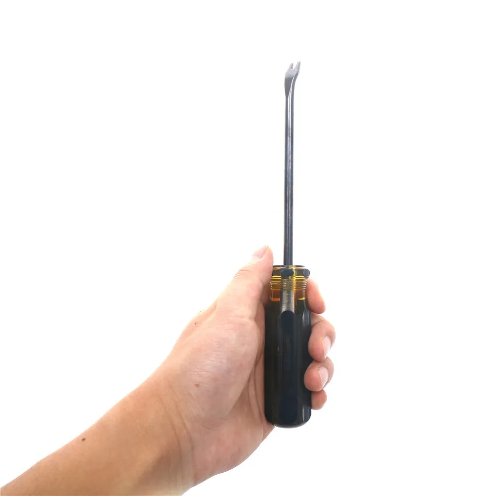 Пластиковая рукоятка U наконечник гвоздодер заклепки Tack Съемник отвертка для снятия крепежа инструмент