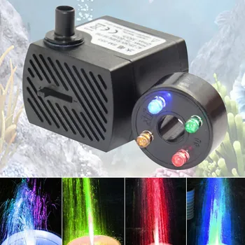 

Submersible Water Pump with 12 LED Lights for Fountain Pool Garden Pond Swimming Pool CLH@8