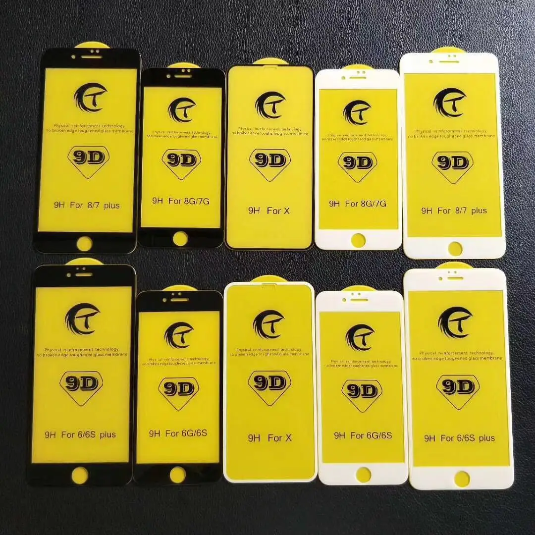 

For IPhone 11 Pro Max Screen Protector Tempered Glass 9D Scratch Proof Glass Shield Film for IPhone 6/7/8 Plus Max XR Full Cover