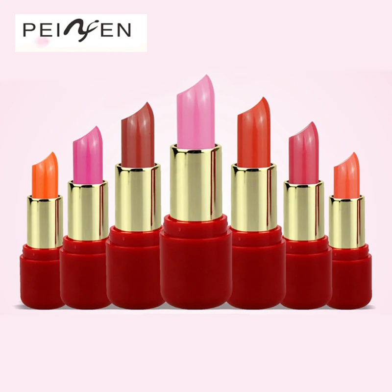 

Lipstick PNF 2019 new deep moisturizing shampoo color rich heart-shaped lipstick 12 color P8065