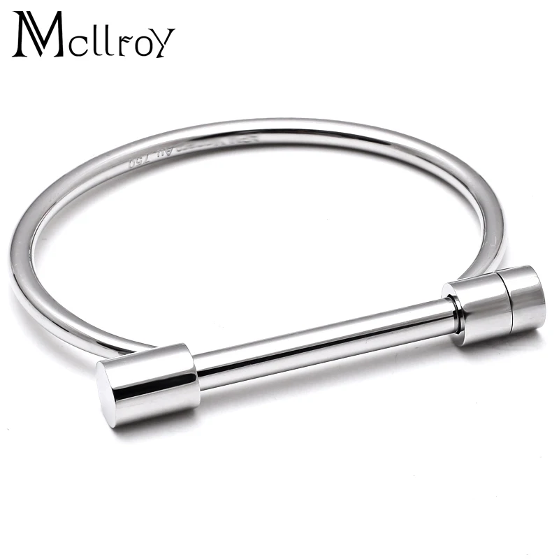Price Mcllroy bangles men for women stainless steel love cuff bracelets bangles charm luxury gold rose gold bangle jewelry pulseiras