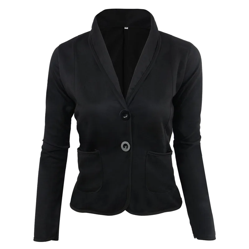 New Women's Blazer Plus Size full Sleeve Blaser Women Suit Work Office Lady Suit Female Slim Blazer Women Spring Autumn S-6XL