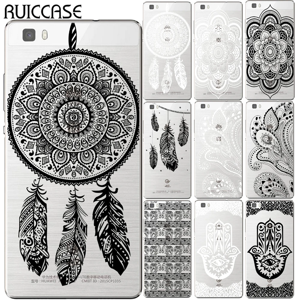 Цветочные кружева Мандала чехол для Coque huawei P8 P9 P10 P20 P30 Lite плюс Коврики 10 Pro Y5 Y6 II y3 Y7