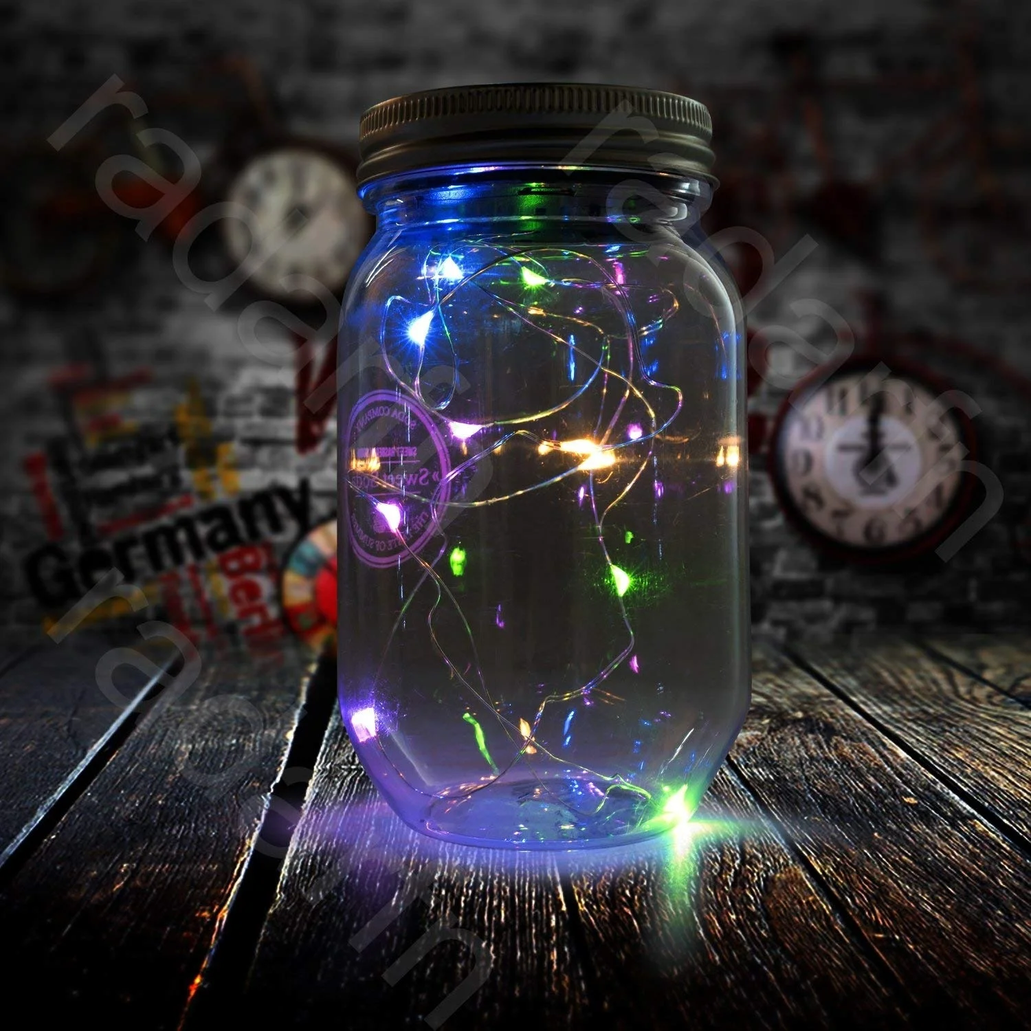 Mason Jar огни наивысшего качества светодио дный 10 светодиодные вставки для