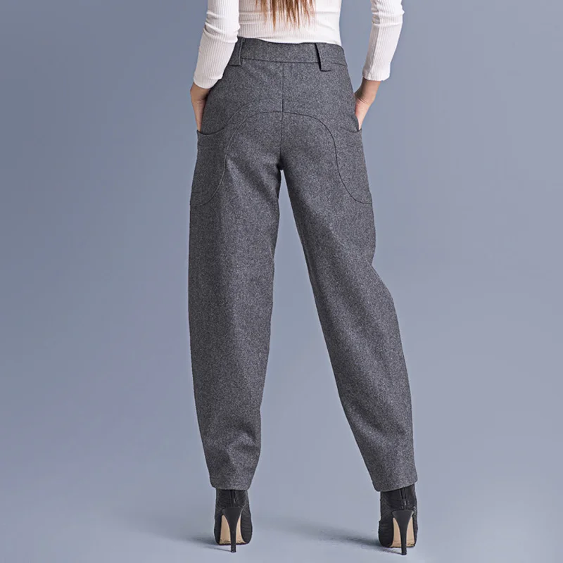 Новинка 2020 зимние шерстяные брюки WQJGR женские длинные брюки|women long pants|long pants womenpants