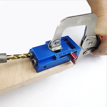 

14 Pcs 15 Degree Wood Guide Locator Kit 6/8/10mm Hole Locator Bit Template Fixture ALI88