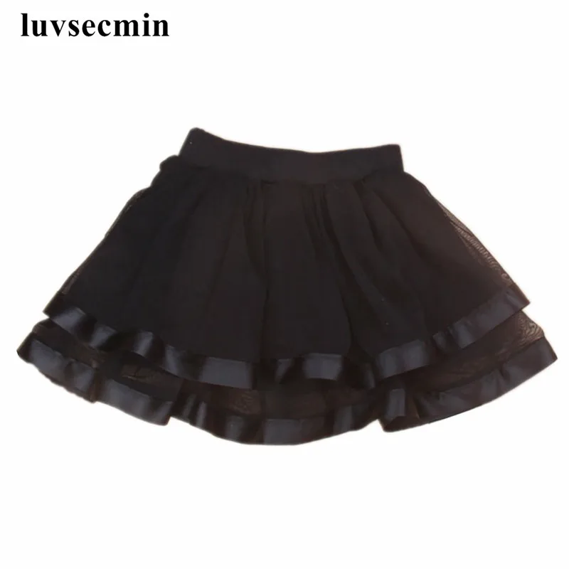 Женская юбка пачка черная сетчатая для девочек весна осень лето 2020|skirts pencil|skirt