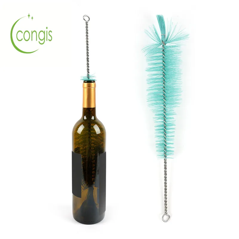 Nylon Bottle Cleaning Brush Wine Beer Home Brew Tube Spout Kitchen