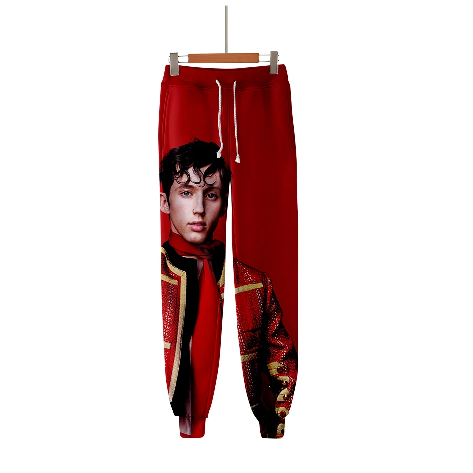 Спортивные штаны с 3D принтом Troye Sivan, повседневные штаны для бега, популярные штаны, повседневные женские и мужские штаны, тонкие крутые, горячая распродажа, штаны 4XL
