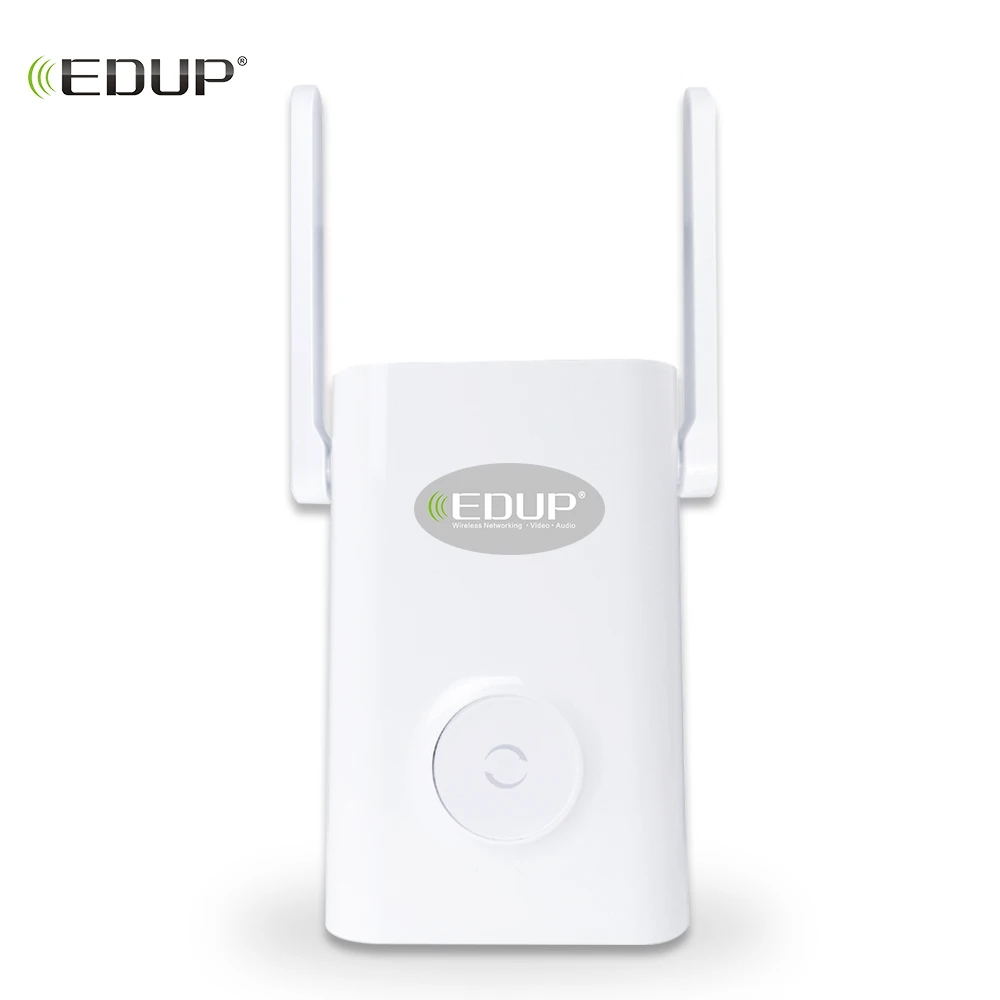 

EDUP 1200Mbps Wireless WiFi Repeater Dual Band 2.4/5Ghz Wi-Fi Range Extender 2*4dBI Antennas 11AC Signal Amplifer Access Point