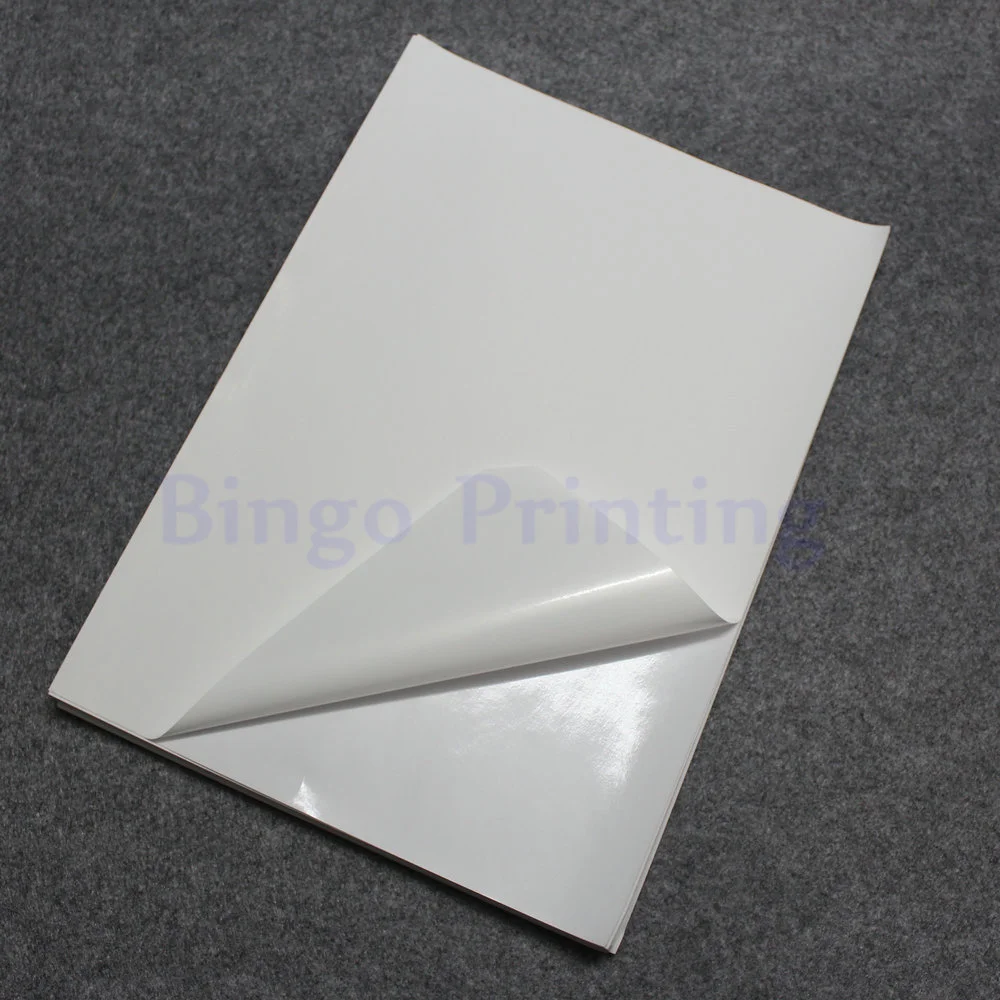 

50 Sheets White A4 Waterproof Sticker Polymer Paper Synthetic Paper Blank Sticker Only For Laser Printer
