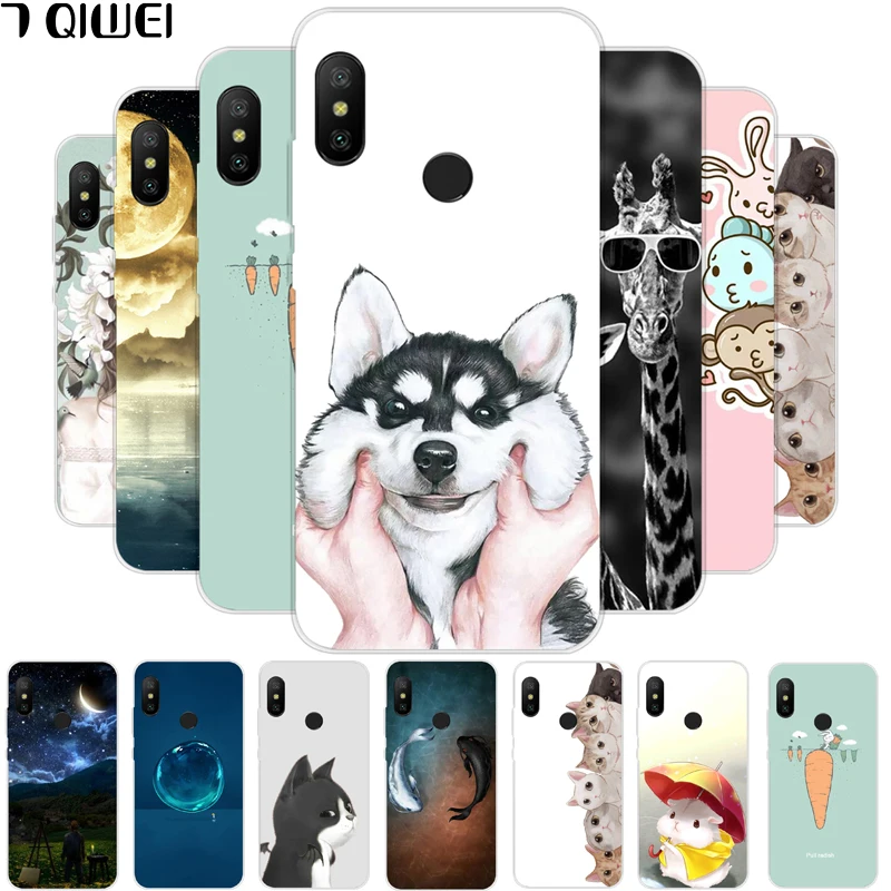 

For Xiaomi Mi A2 Lite Case 5.84'' Soft Silicone Back Cover For Xiaomi Mi A2 Lite Case Cover Global Version Phone Cases MiA2 Lite