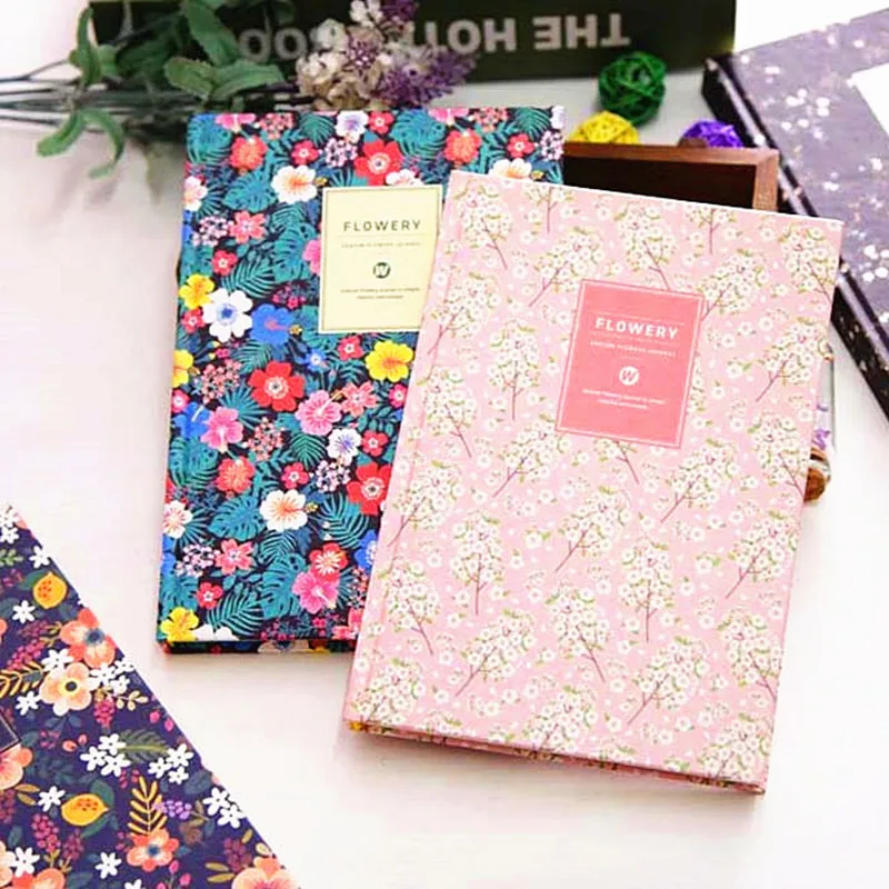 Korea stationery small fresh notepad a5 hard Copybook diary notebook