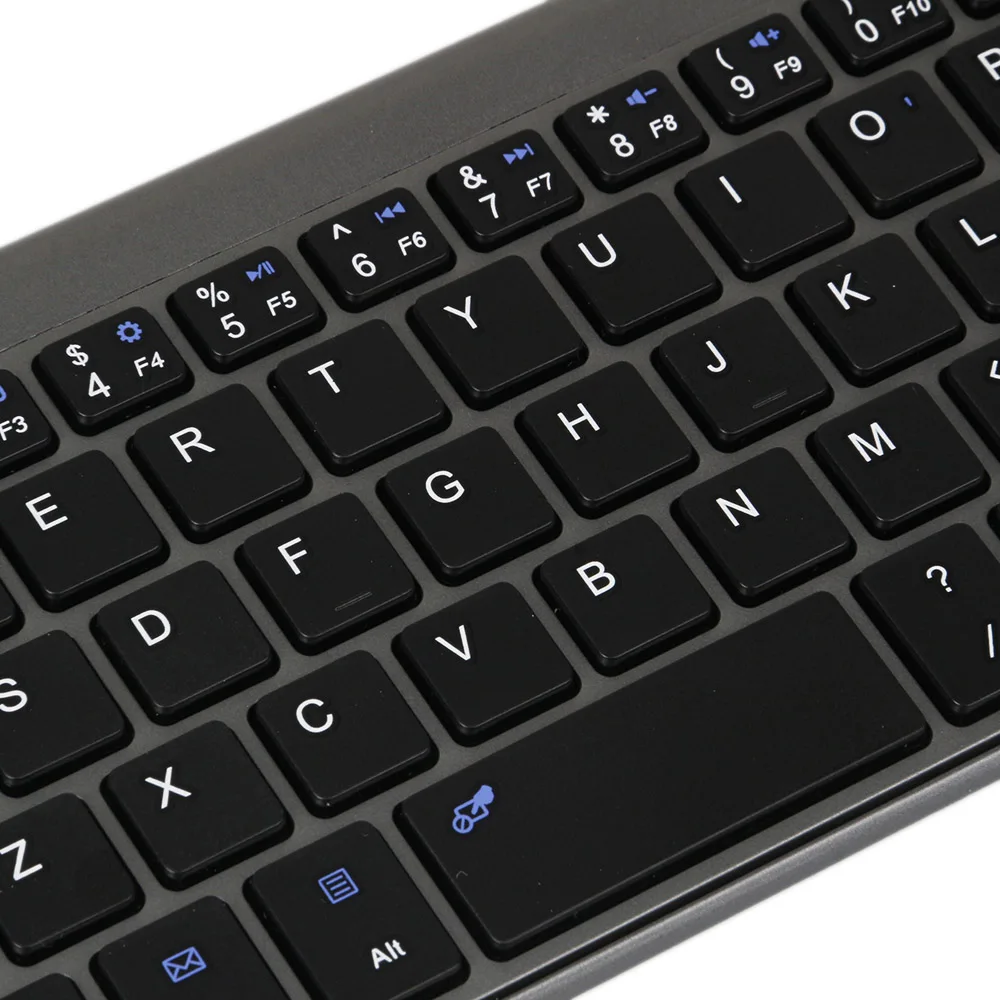 Portable 2.4G Wireless Keyboard for Windows PC Mechanical Gaming Keyboard with Touchpad and