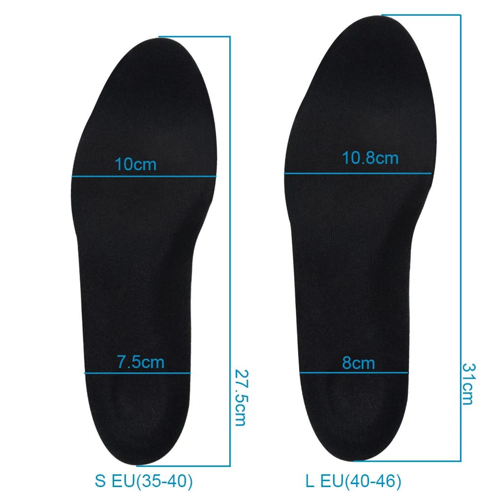 Elino Sports Gel Insoles For Shoes Men Women Orthopedic Arch Supports Cushion Plantar Fasciitis Military Pads Foot Care Soles