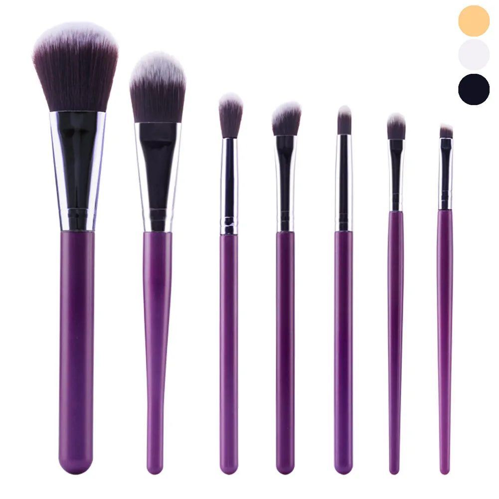 Natural Fashionmake Up 7Pcs Cosmetic Brush Makeup Brush Sets Kits Tools