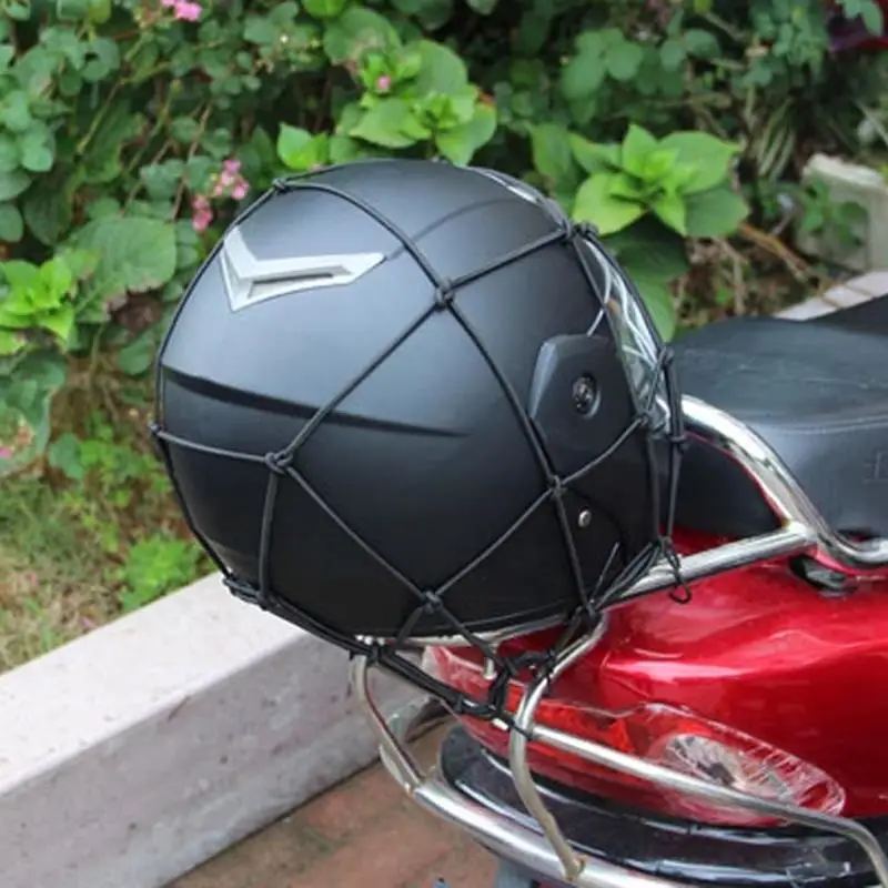 30*30 см мотоцикл велосипед 6 крючок удерживает топливный бак багажная сетка веревочная сумка струнная сумка для мелочей держатель шлема Сумка мото аксессуары