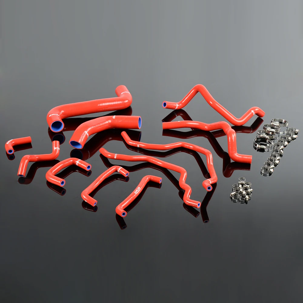 Silicone Radiator Heater Hose Kit For SUBARU Impreza STI MK10 GRB GH 08