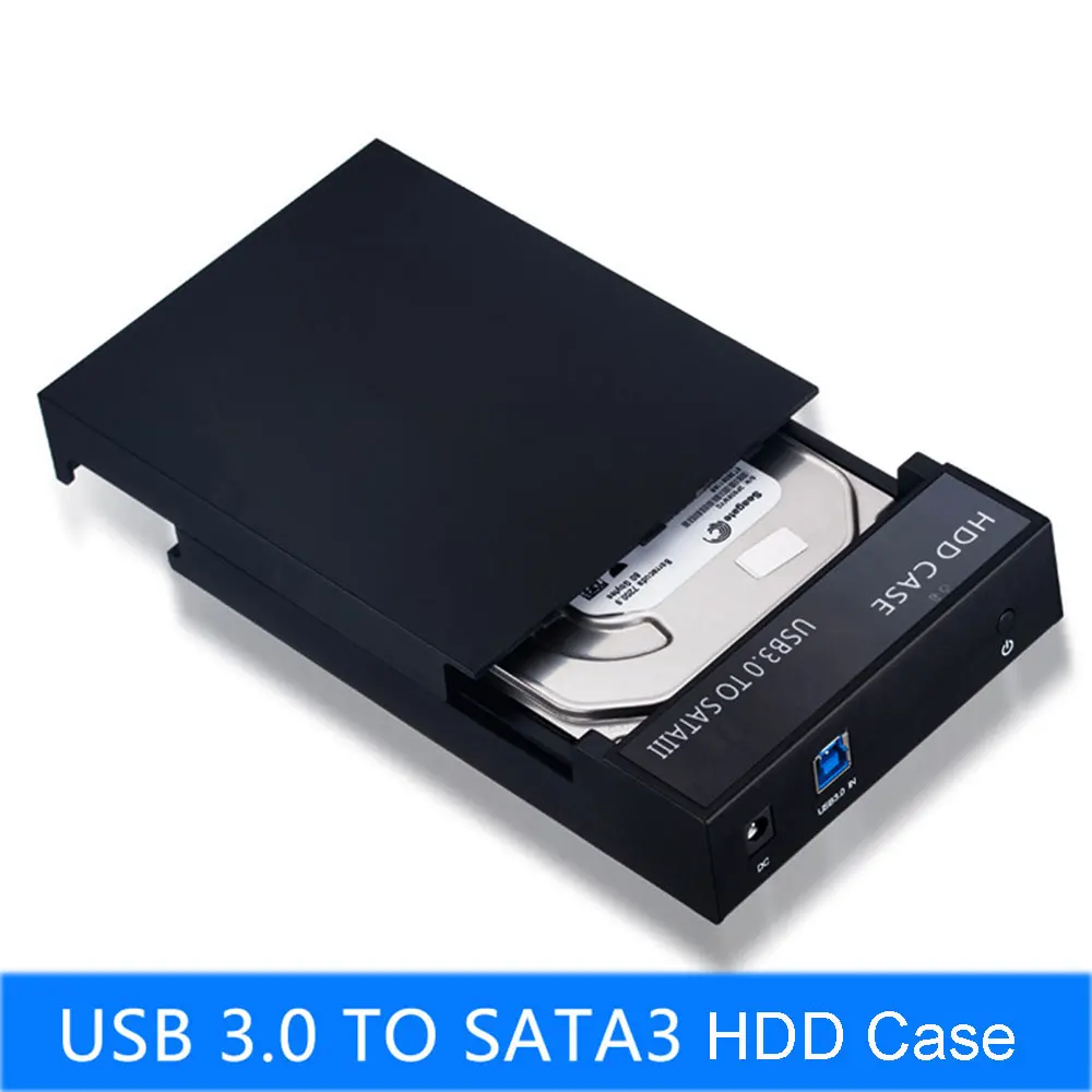 

Leadzoe USB 3.0 to SATA External Hard Drive Lay-Flat Docking Station for 2.5 or 3.5in HDD, SSD It Support UASP and 8TB Black
