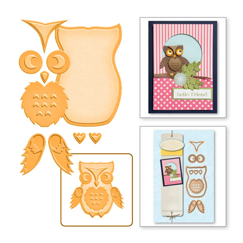 

Eastshape Animals Metal Cutting Dies for Owl Element Scrapbooking Card Making DIY Embossing Cuts New Craft Dies Cute Decoration