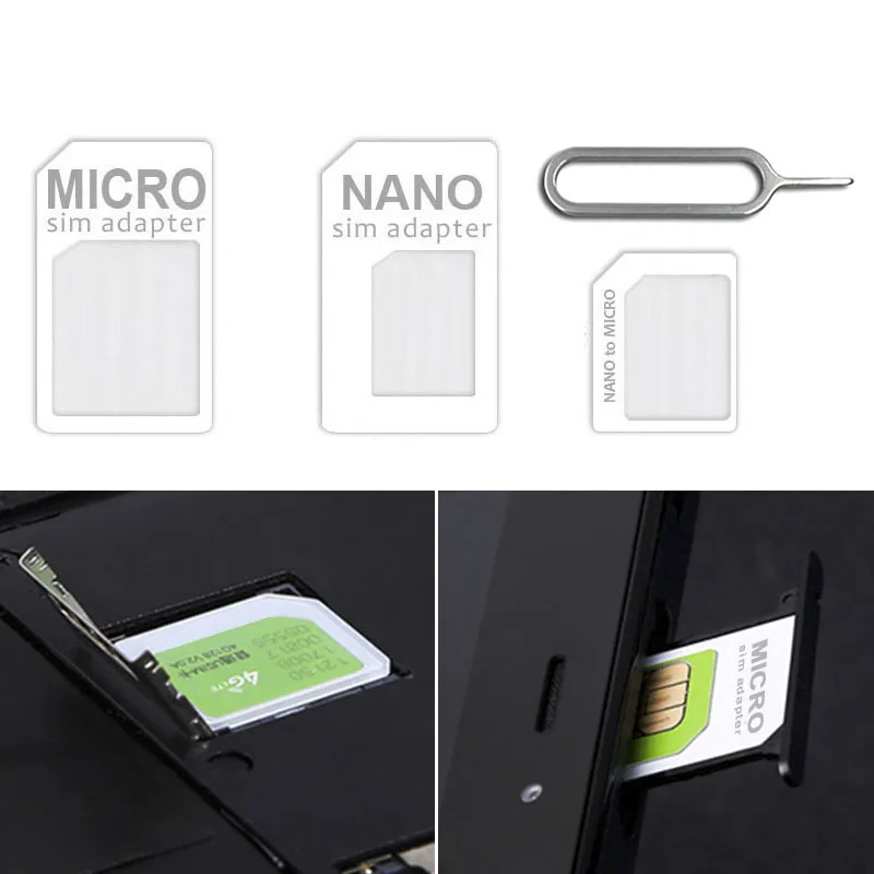 Adaptateur de carte SIM Noosy CharacterSim, cartes Micro Sim, adaptateur  EpiCard standard pour iPhone, 5 ensembles