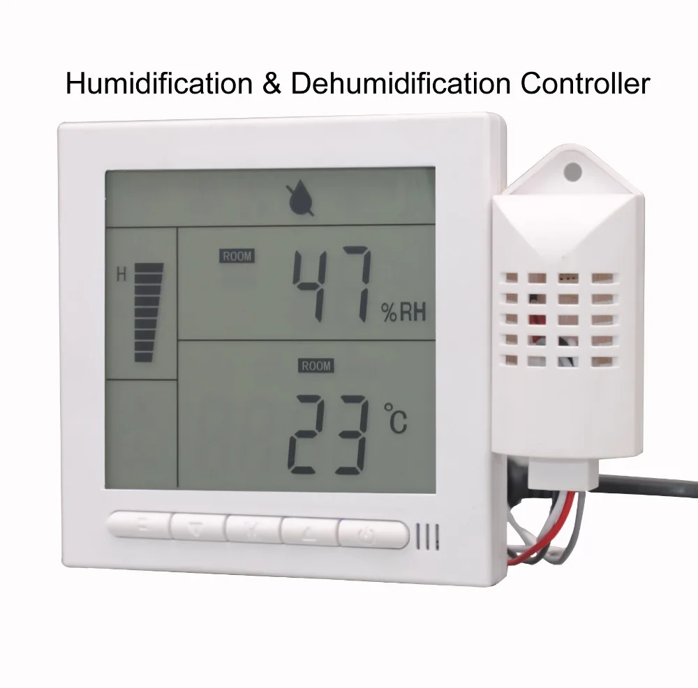 Temperature display Programmable Humidification and dehumidification