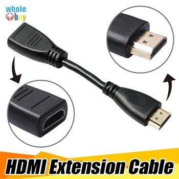 

Wholesale HDMI Male to Female Extender Cable Short and Convenient Fire TV Stick, Roku stick Connection to TV 100pcs/lot
