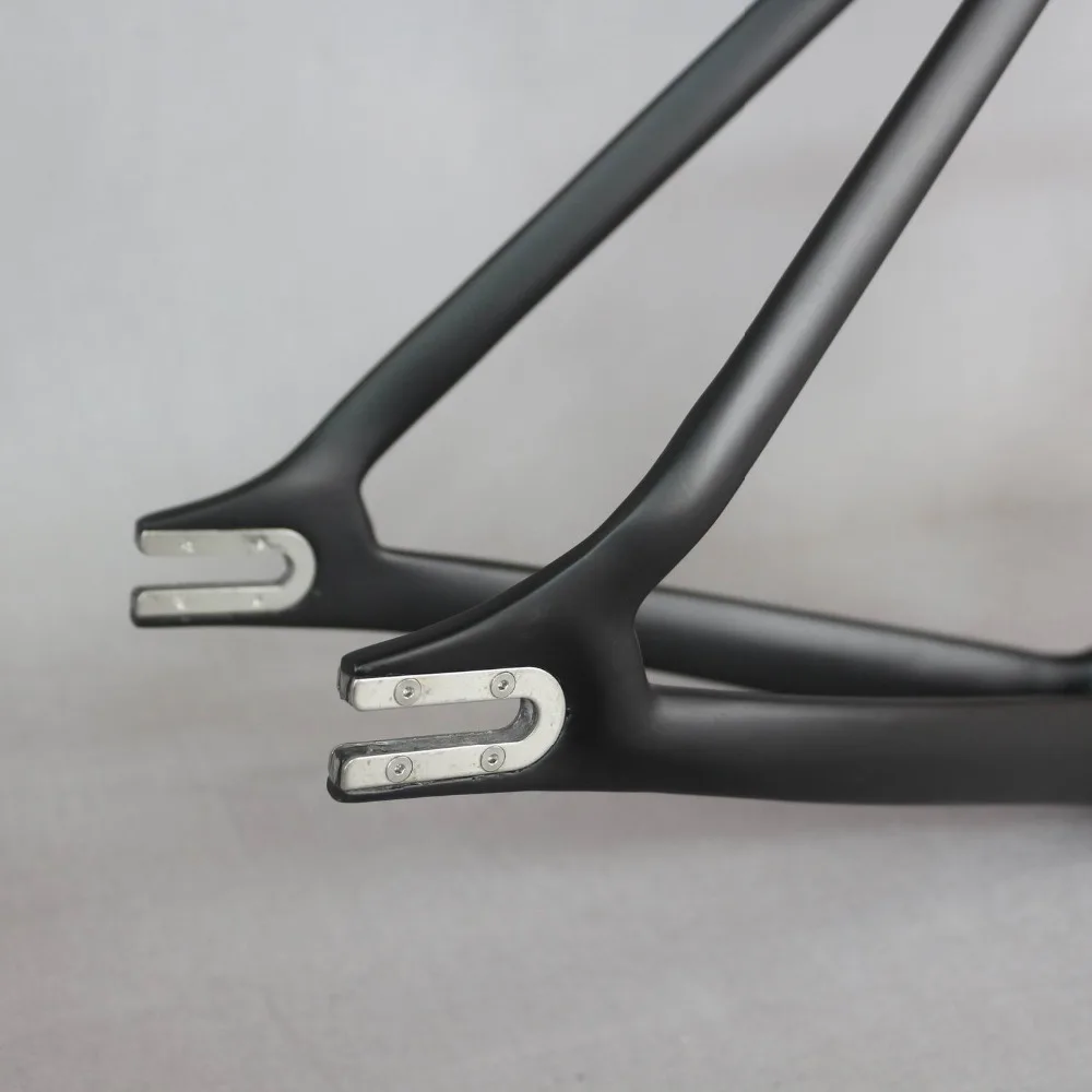 Clearance 2019 700C new design  bike carbon fixed gear bike frame  with BB86 carbon fixed  bike frame aero bicycle frame 5