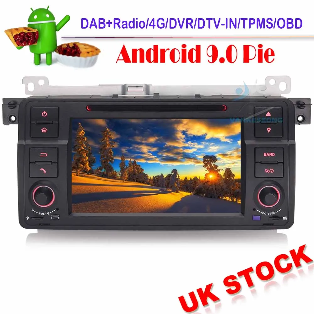 Автомобильный DAB + стерео для BMW E46 3er M3 Rover 75 MG ZT WIFI FM Android 9 0 Авторадио Bluetooth DVD OBD GPS