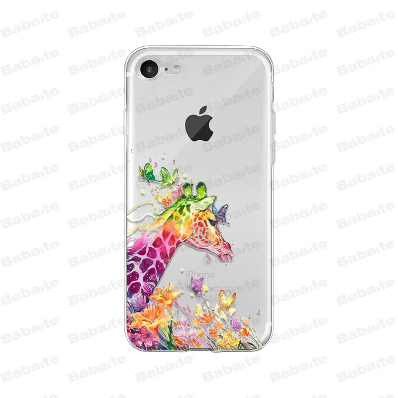 Animal dog cat fox flamingo watercolor