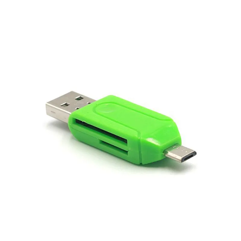 Универсальный кардридер для мобильного телефона ПК адаптер Micro USB OTG пластиковый