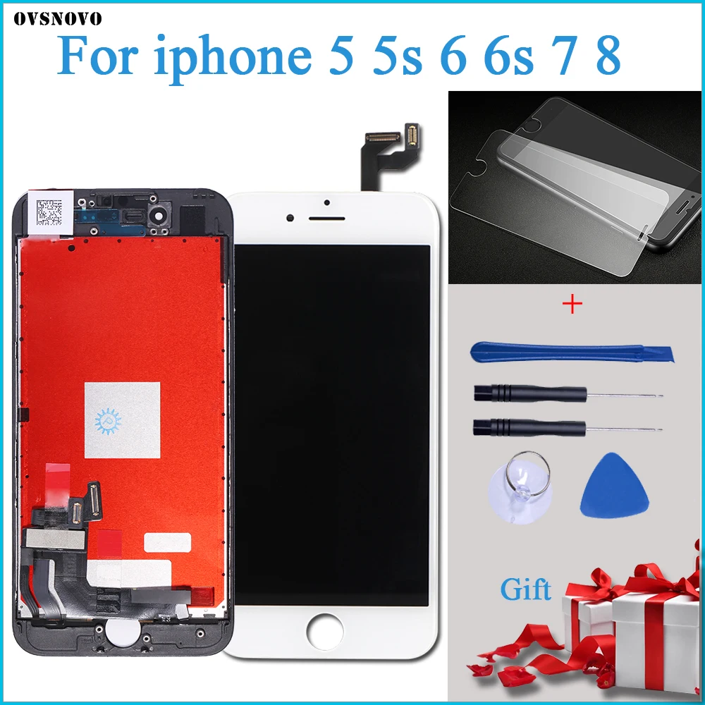 

3D Touch LCD Replacement for iPhone7 6plus 8 Screen Replacement Digitizer Assembly for iPhone 6 lcd display No Dead Pixel +Gifts