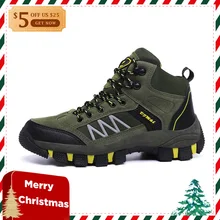 

Waterproof Hiking Shoes Men Outdoor Sport sneakers Trekking Mountain excursion Climbing Shoes