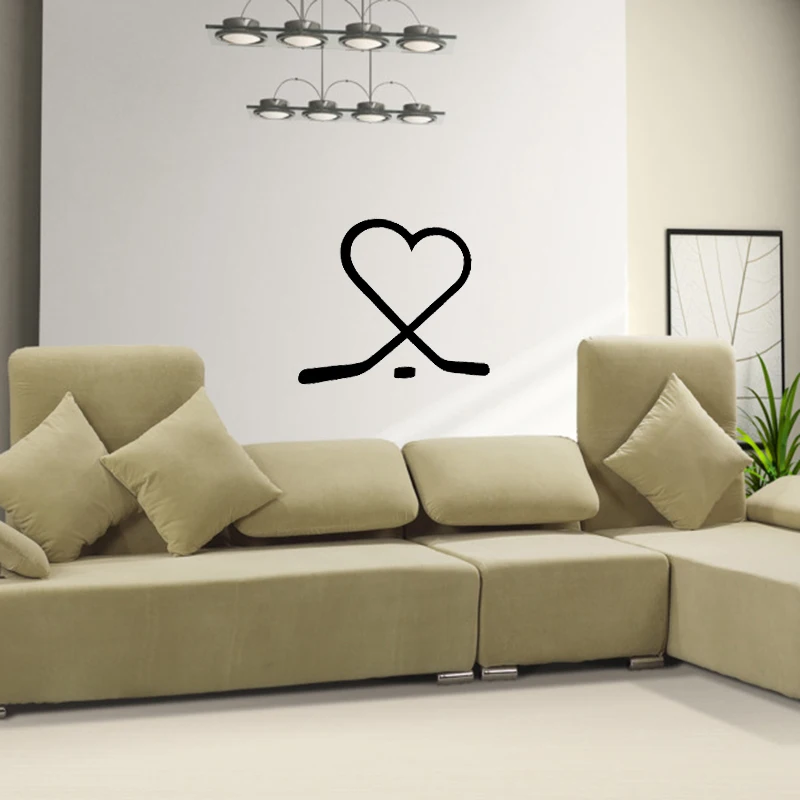 58 см x 53 85 2 хоккейные палочки Сердце love play ice (по одному с каждой стороны)