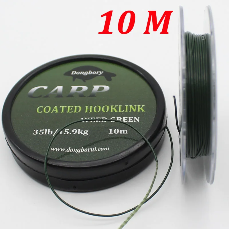 

Carp Fishing Hook Link Coated Hook Line Hair Rig Carp Fishing Hooklink Rigging Line Quick Sinking Carp Tackle Lines Fishing Wire