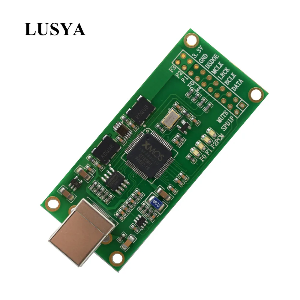 Lusya XU208 Xmos USB цифровой Аудио Интерфейс U8 обновления асинхронный Amanero модуль для Hi Fi