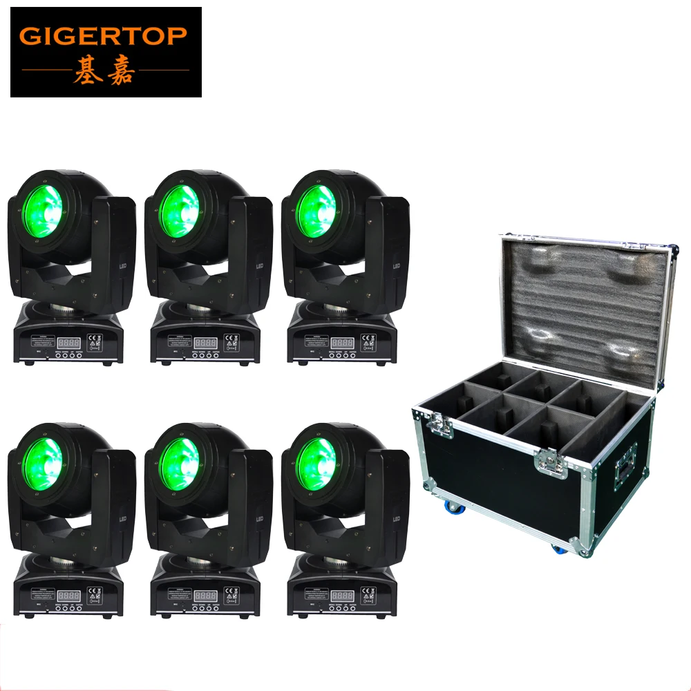 

Factory Sales 6in1 Flightcase Packing 60W OSR-AM Led Moving Head Light 60W RGBW 4in1 LED IR Remote Control Optional 4-button