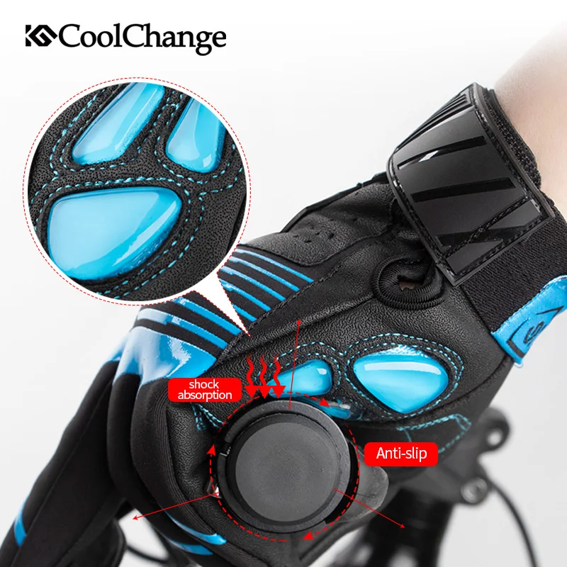 CoolChange Bicycle Gloves Winter Thermal Waterproof Bike Gloves Long Finger Touch Screen Wrist Buckle Cycling Gloves Men Women CoolChange Bicycle Gloves Winter Thermal Waterproof Bike Gloves Long Finger Touch Screen Wrist Buckle Cycling Gloves Men Women