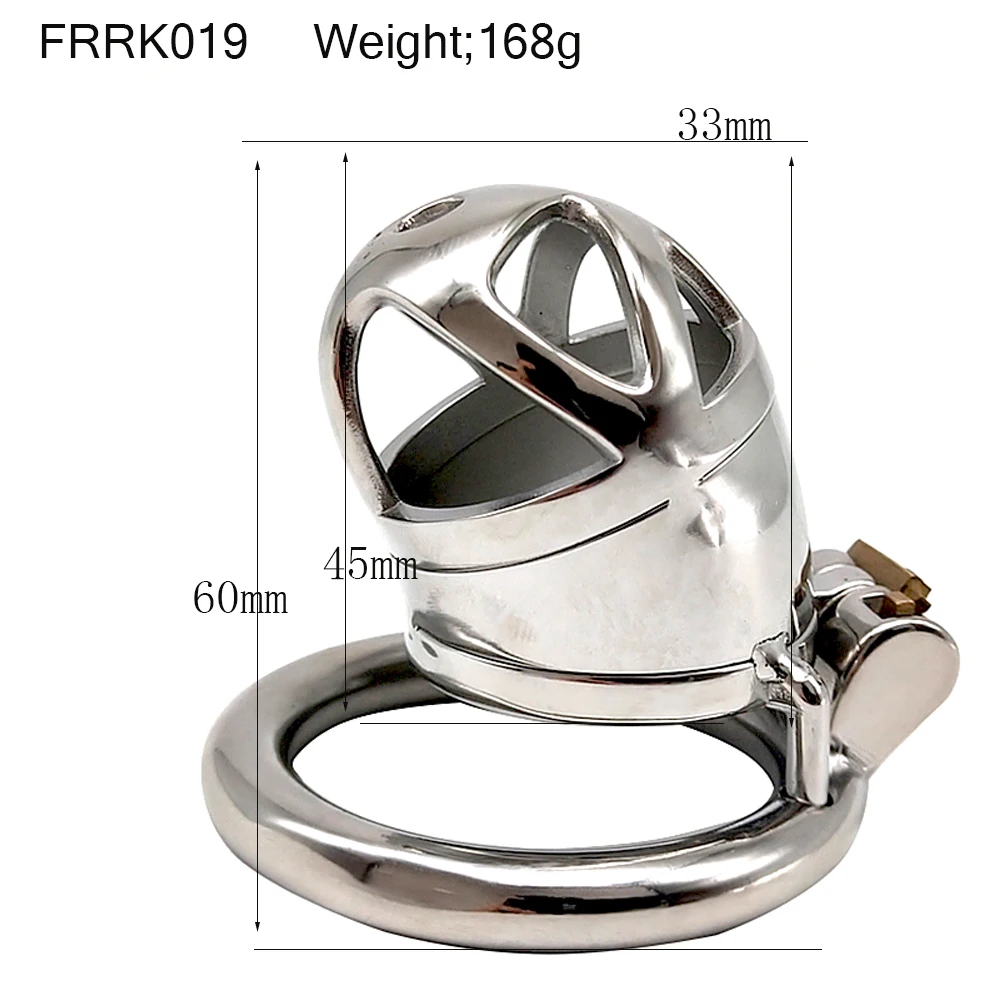 Мужская клетка верности FRRK из нержавеющей стали 304 кольцо для пениса Пояс секс