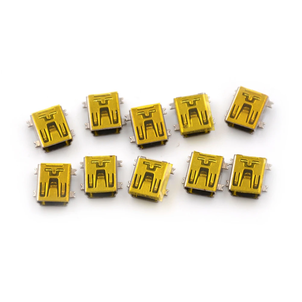 Мини USB 5pin гнездовой разъем для хвостовой зарядки мобильный телефон Высокое